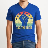 Aoc Tax The Rich Anti Capitalist Political V-Neck T-Shirt