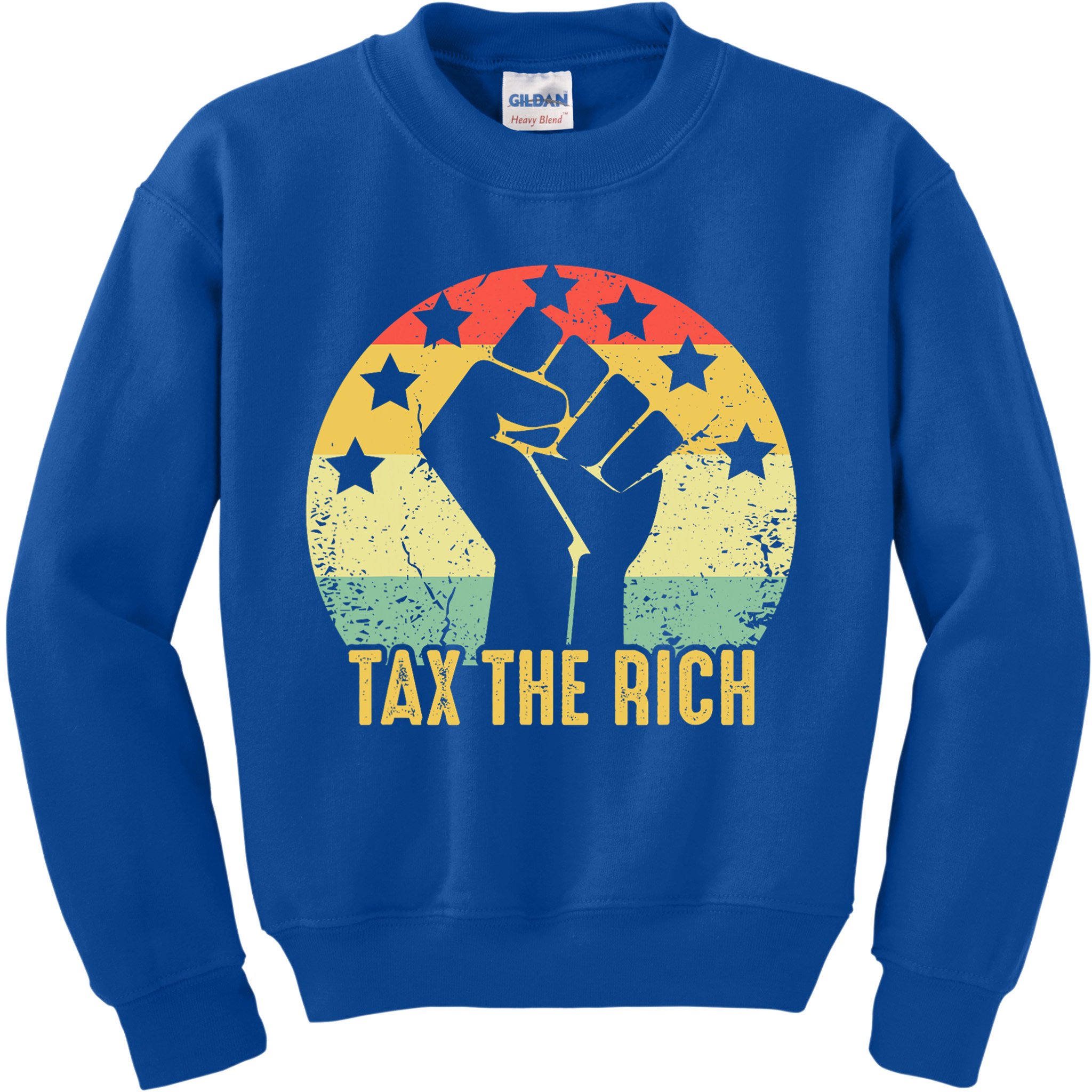 Aoc Tax The Rich Anti Capitalist Political Kids Sweatshirt