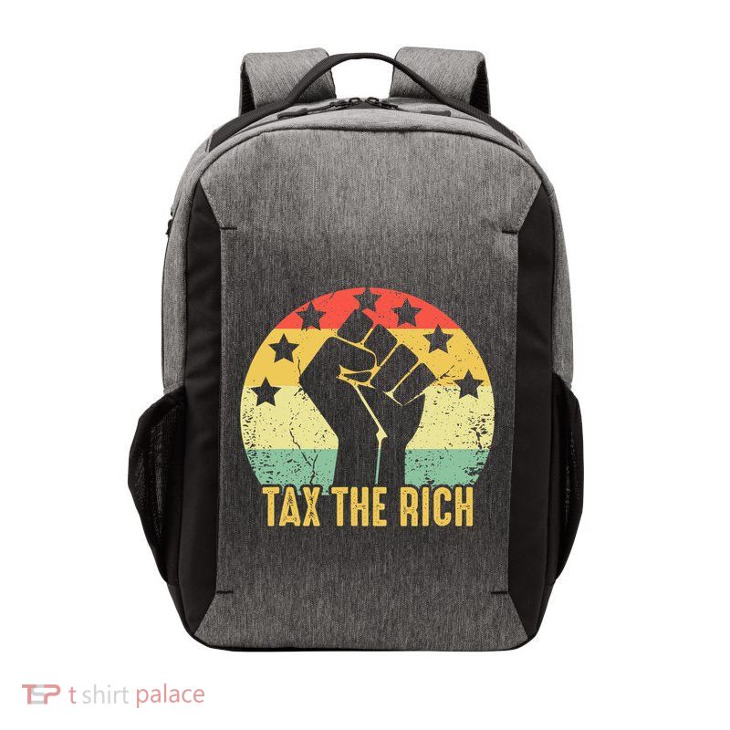 Aoc Tax The Rich Anti Capitalist Political Vector Backpack