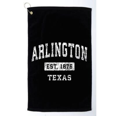 Arlington Texas Tx Vintage Established Sports Design Golf Towel