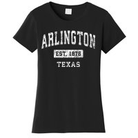 Arlington Texas Tx Vintage Established Sports Design Women's T-Shirt