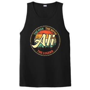 Ali The The Myth The Legend Personalized Name Meaningful Gift PosiCharge Competitor Tank