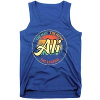 Ali The The Myth The Legend Personalized Name Meaningful Gift Tank Top