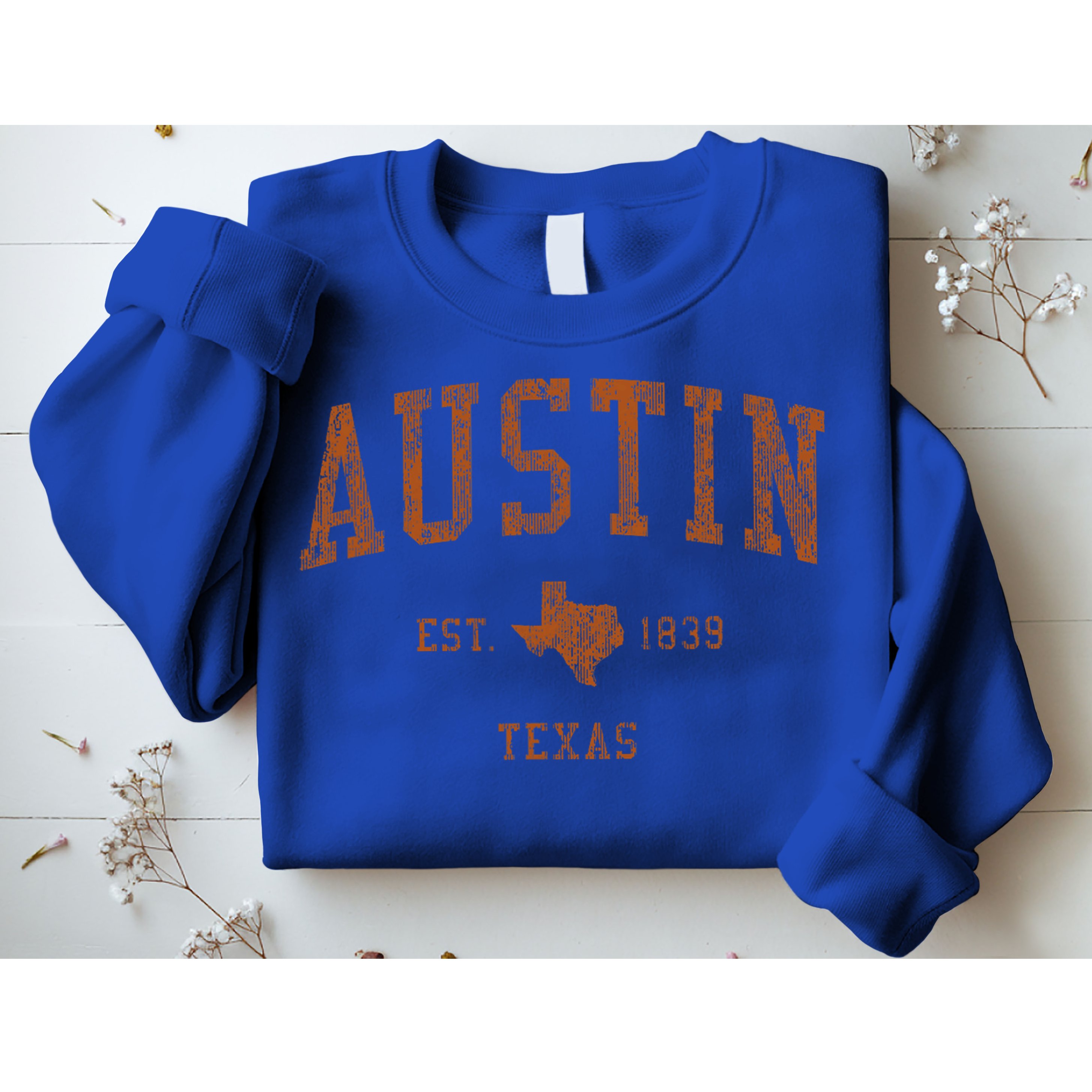 Austin Texas Tx Vintage Athletic Sports Design Sweatshirt