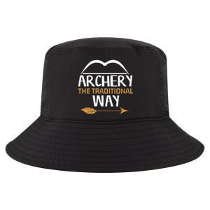 Archery The Traditional Way Bow Hunting Lover Gift Cool Comfort Performance Bucket Hat