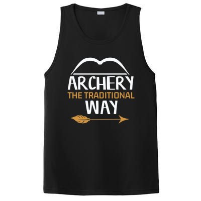 Archery The Traditional Way Bow Hunting Lover Gift PosiCharge Competitor Tank