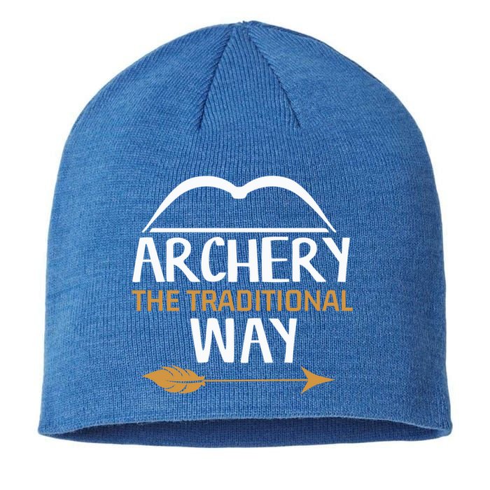 Archery The Traditional Way Bow Hunting Lover Gift Sustainable Beanie