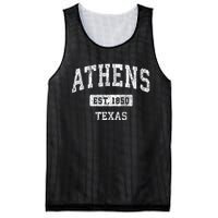 Athens Texas Tx Vintage Sports Established Mesh Reversible Basketball Jersey Tank