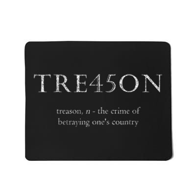 Anti Trump Treason TRE45ON Distressed Impeach Mousepad