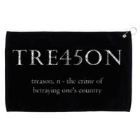 Anti Trump Treason TRE45ON Distressed Impeach Grommeted Golf Towel