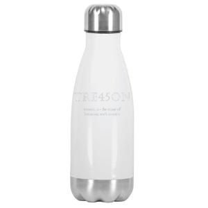 Anti Trump Treason TRE45ON Distressed Impeach Stainless Steel Insulated Water Bottle