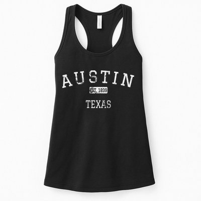 Austin Texas TX Vintage Womens Tank Top