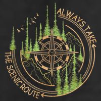 Always Take The Scenic Route Camping Travel Adventure Adult Drive Performance Visor