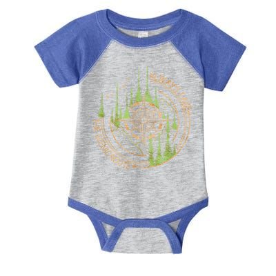 Always Take The Scenic Route Camping Travel Adventure Infant Baby Jersey Bodysuit