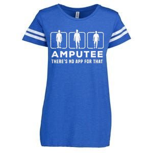 Amputee tee theres no app for that funny graphic memes Enza Ladies Jersey Football T-Shirt