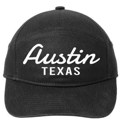 Austin Texas Throwback 7-Panel Snapback Hat