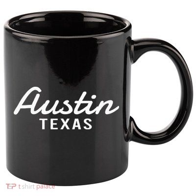 Austin Texas Throwback 11oz C Handle Ceramic Mug