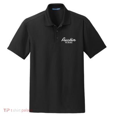 Austin Texas Throwback Dry Zone Grid Polo