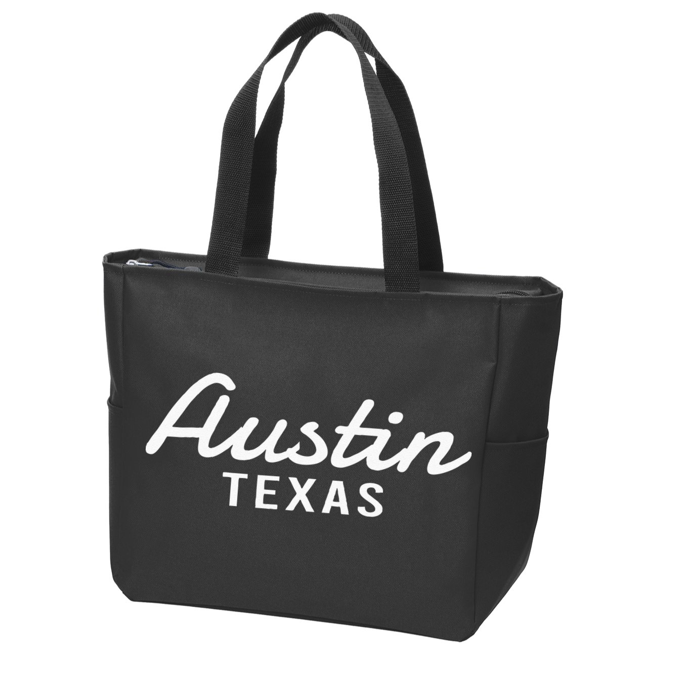 Austin Texas Throwback Zip Tote Bag