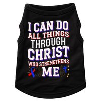 All Things Through Christ Congenital Heart Defect Awareness Doggie Tank