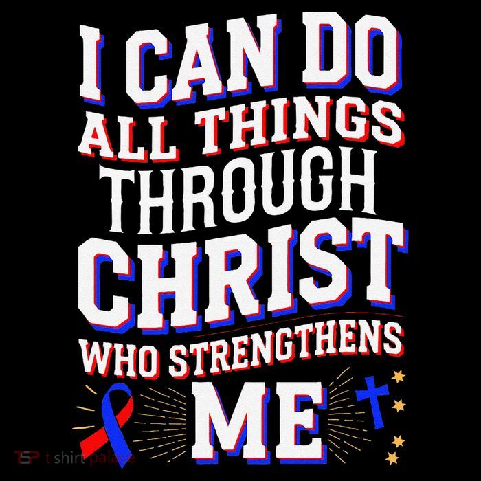 All Things Through Christ Congenital Heart Defect Awareness 7-Panel Snapback Hat