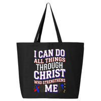 All Things Through Christ Congenital Heart Defect Awareness 25L Jumbo Tote