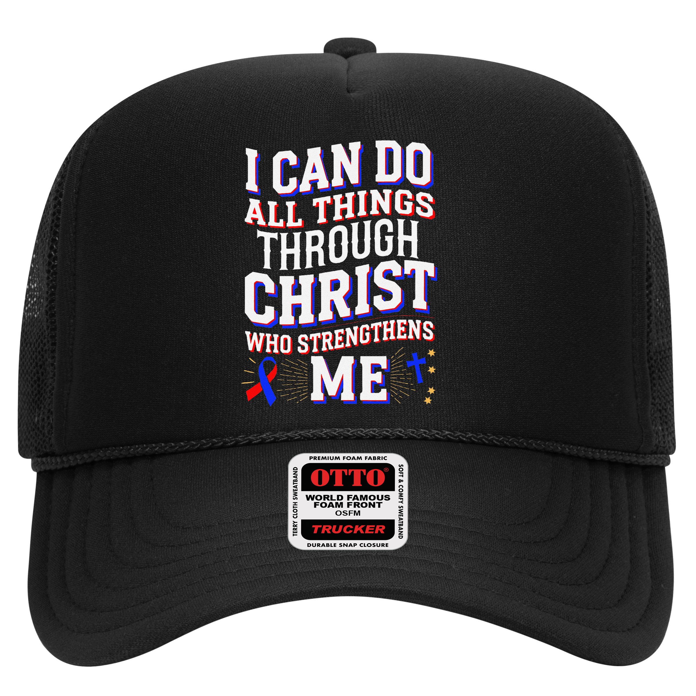 All Things Through Christ Congenital Heart Defect Awareness Hat