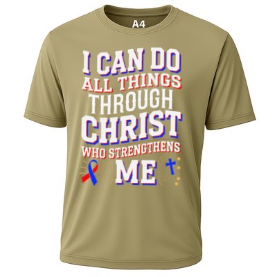 All Things Through Christ Congenital Heart Defect Awareness Performance Shirt