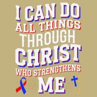 All Things Through Christ Congenital Heart Defect Awareness Performance Shirt