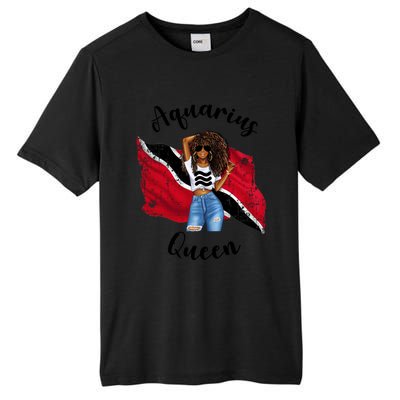 Afro Trinidad Tobago Aquarius Queen African Patriotic Flag Gift Tall Fusion ChromaSoft Performance T-Shirt