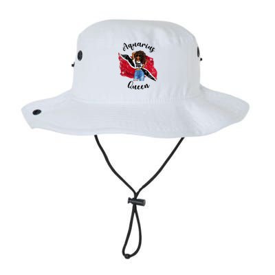 Afro Trinidad Tobago Aquarius Queen African Patriotic Flag Gift Legacy Cool Fit Booney Bucket Hat