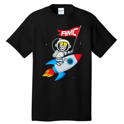 Apes To The Moon $AMC Short Squeeze Tall T-Shirt