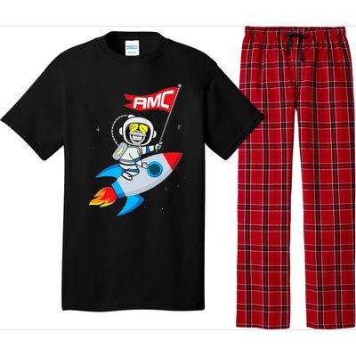 Apes To The Moon $AMC Short Squeeze Pajama Set