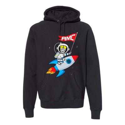 Apes To The Moon $AMC Short Squeeze Premium Hoodie