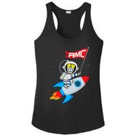 Apes To The Moon $AMC Short Squeeze Ladies PosiCharge Competitor Racerback Tank