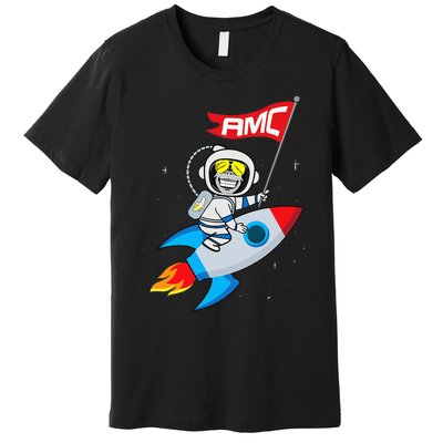 Apes To The Moon $AMC Short Squeeze Premium T-Shirt