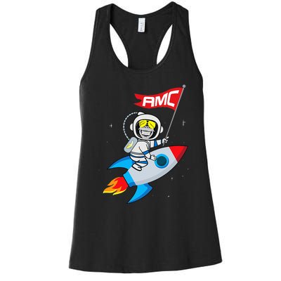 Apes To The Moon $AMC Short Squeeze Women's Racerback Tank