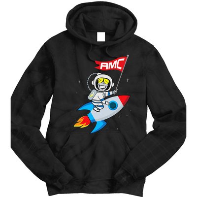 Apes To The Moon $AMC Short Squeeze Tie Dye Hoodie