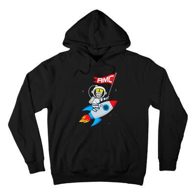 Apes To The Moon $AMC Short Squeeze Tall Hoodie