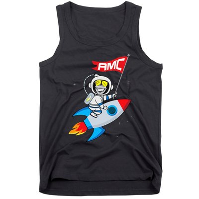 Apes To The Moon $AMC Short Squeeze Tank Top