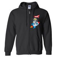 Apes To The Moon $AMC Short Squeeze Full Zip Hoodie