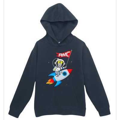 Apes To The Moon $AMC Short Squeeze Urban Pullover Hoodie