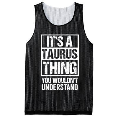 A Taurus Thing You Wouldnt Understand Astrology Zodiac Mesh Reversible Basketball Jersey Tank