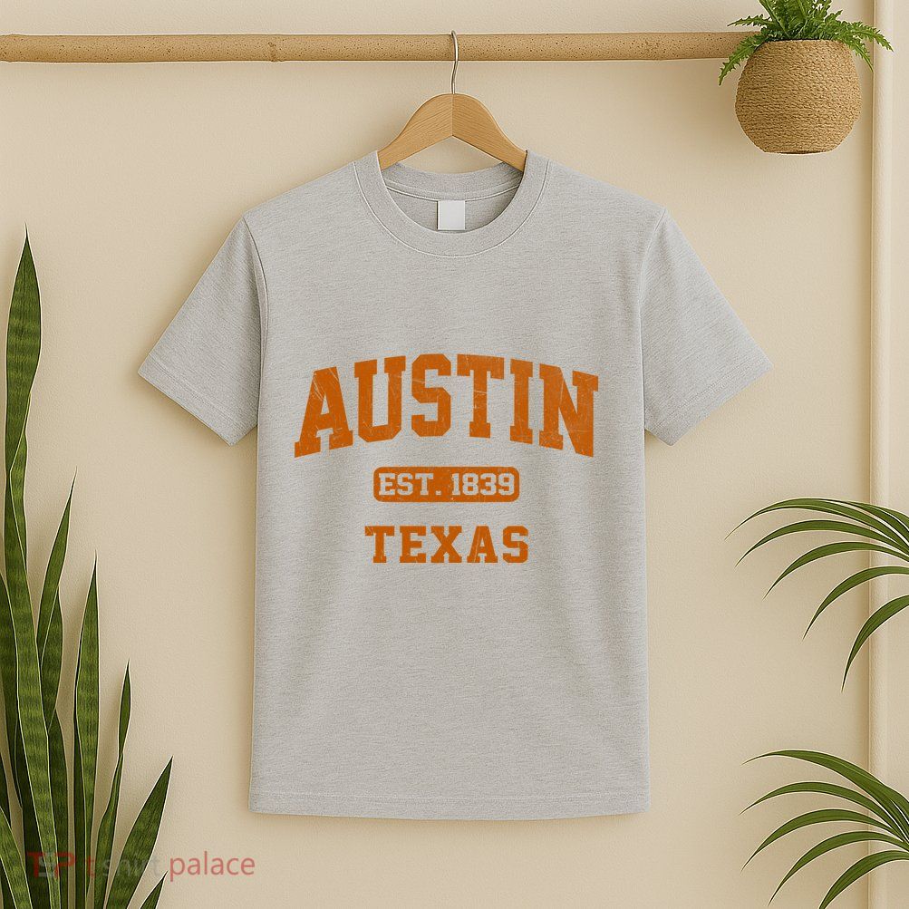 Austin Texas TX Vintage State Athletic Style T-Shirt