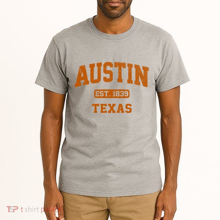 Austin Texas TX Vintage State Athletic Style Tall T-Shirt