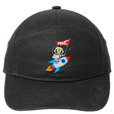 Apes To The Moon AMC Short Squeeze 7-Panel Snapback Hat