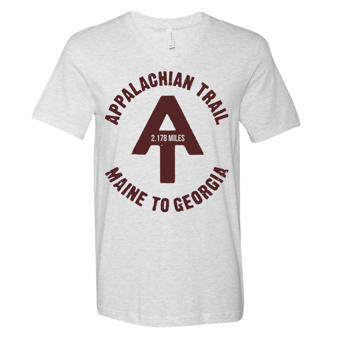 Appalachian Trail T Shirt Vintage Hiking Camping T Shirt V-Neck T-Shirt