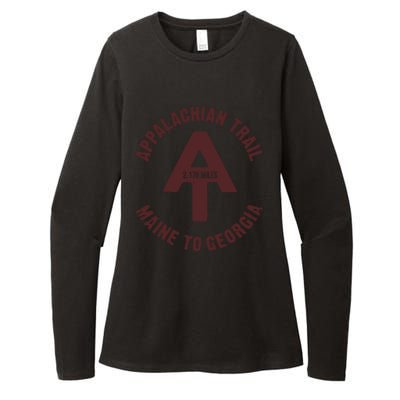 Appalachian Trail T Shirt Vintage Hiking Camping T Shirt Womens CVC Long Sleeve Shirt