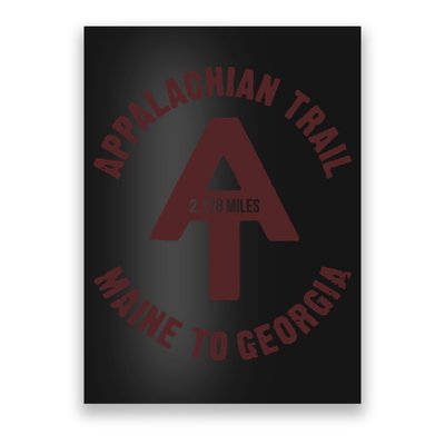 Appalachian Trail T Shirt Vintage Hiking Camping T Shirt Poster