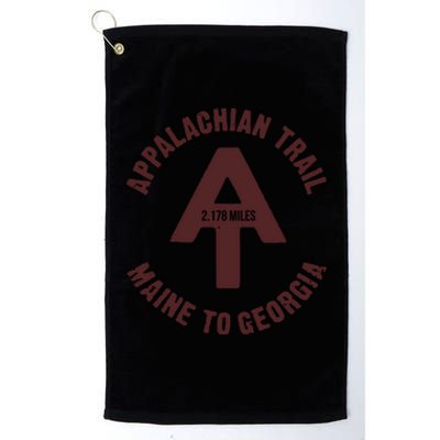 Appalachian Trail T Shirt Vintage Hiking Camping T Shirt Platinum Collection Golf Towel